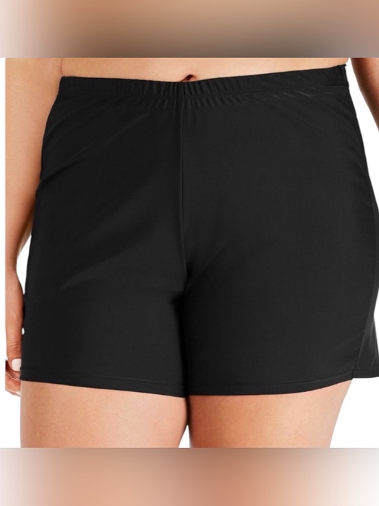 Island Escape Other - Island Escape Black Swim Shorts - Thigh Minimizer - Womens 22W NWT